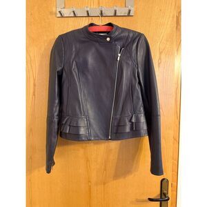 Diane von Furstenberg leather jacket